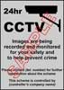 Warning signs CCTV