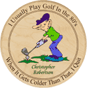 Humor golf plaque