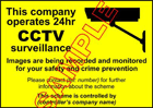 CCTV Warning Sign Sample