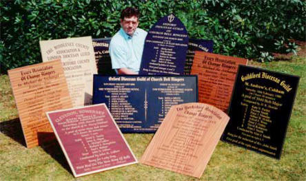 Traditional church pealboards