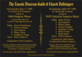 Traditional church pealboards