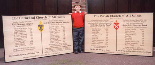 Traditional church pealboards